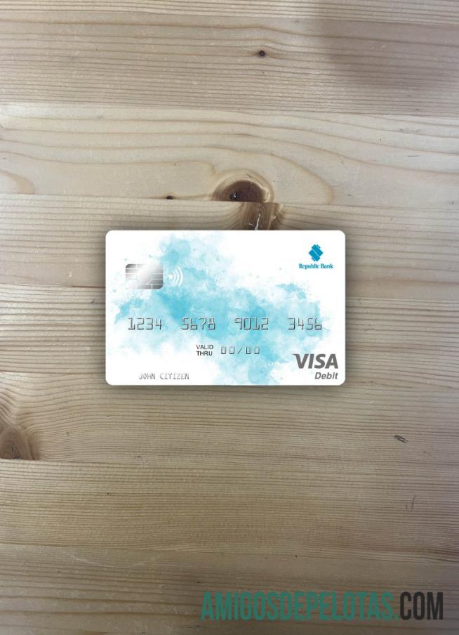 Granada Republic Bank Granada Visa Cartão de Débito Photolook Front exemplo real